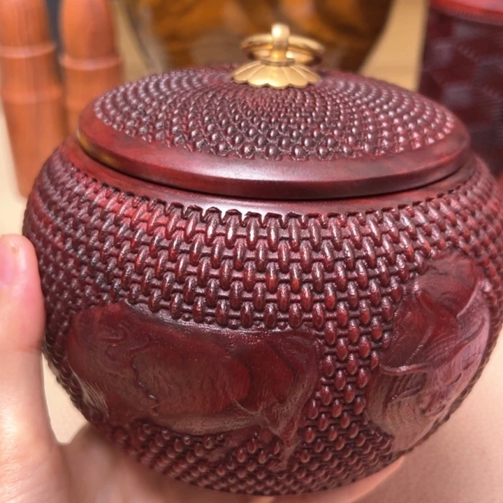 木茶叶罐一物一拍