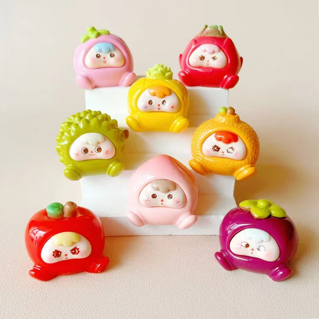 【九宫格 许愿 对对碰】水果公仔玩具