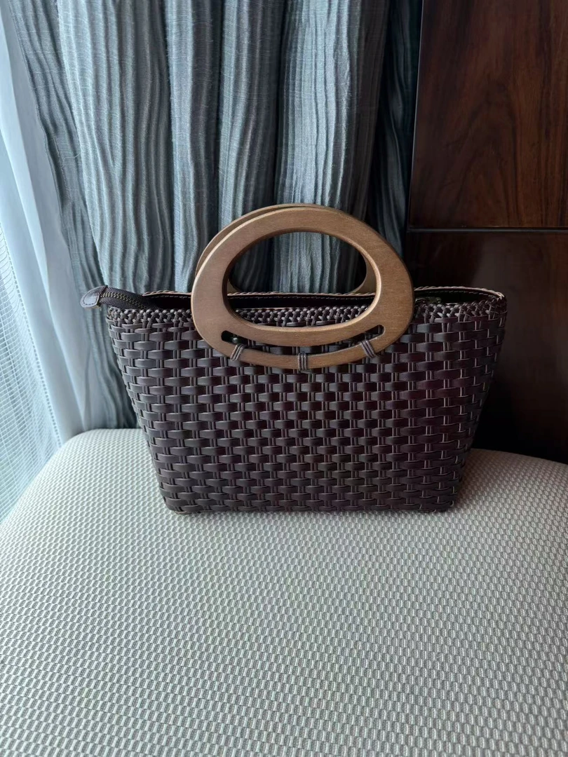 【TANTAN】时尚休闲百搭编织手提包包#538