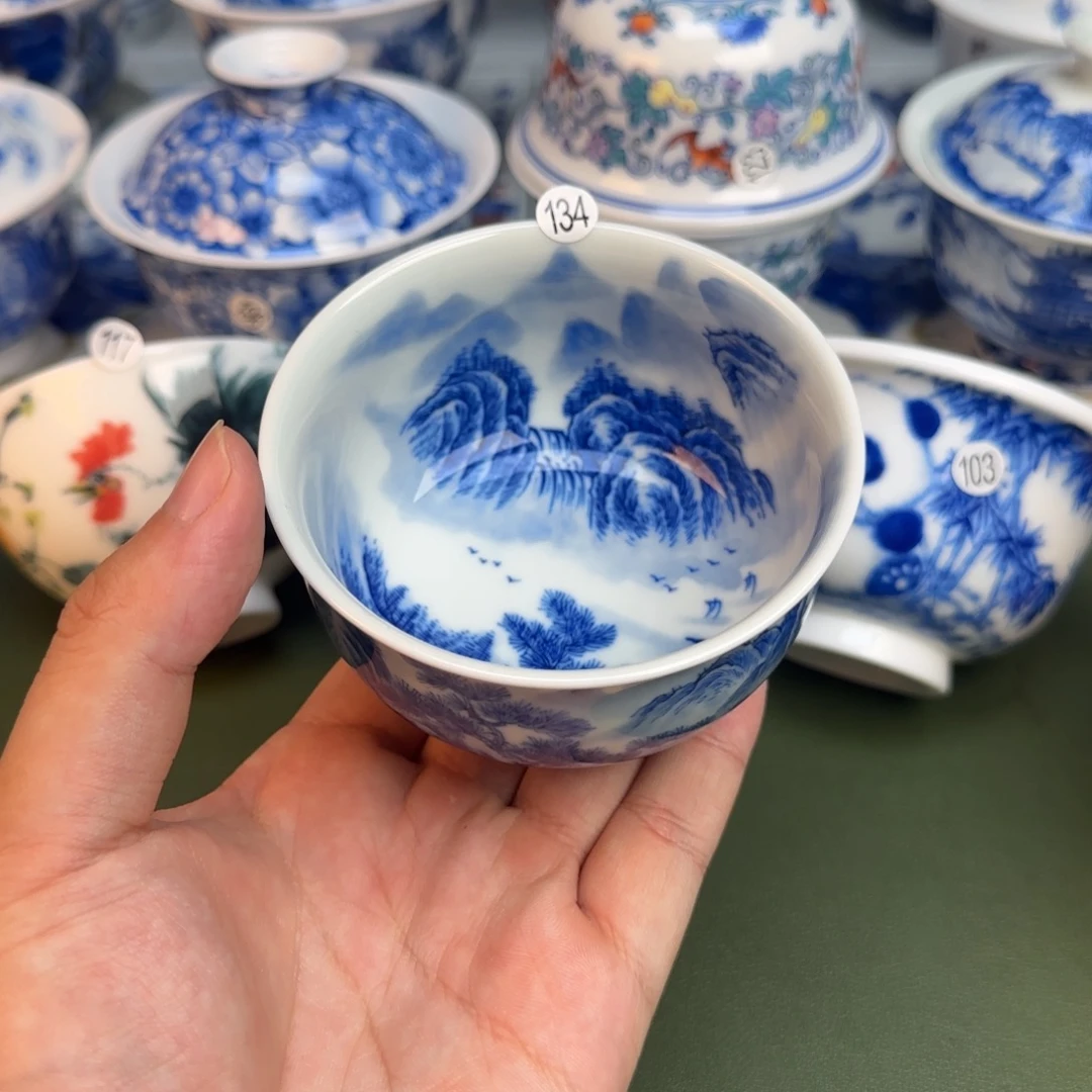 彦祖纯手工手绘茶具134