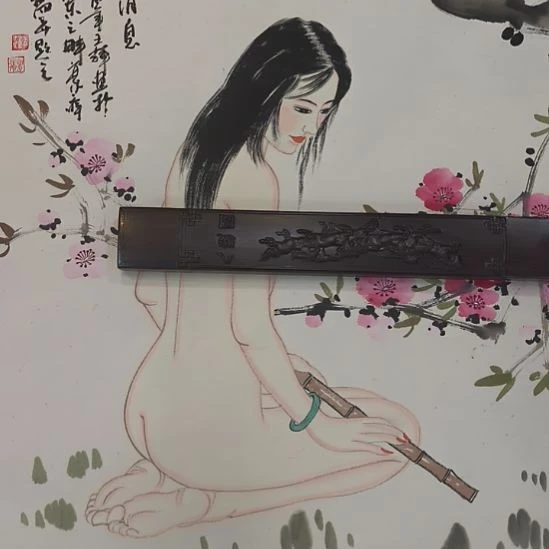 手绘作品全场放大漏现场