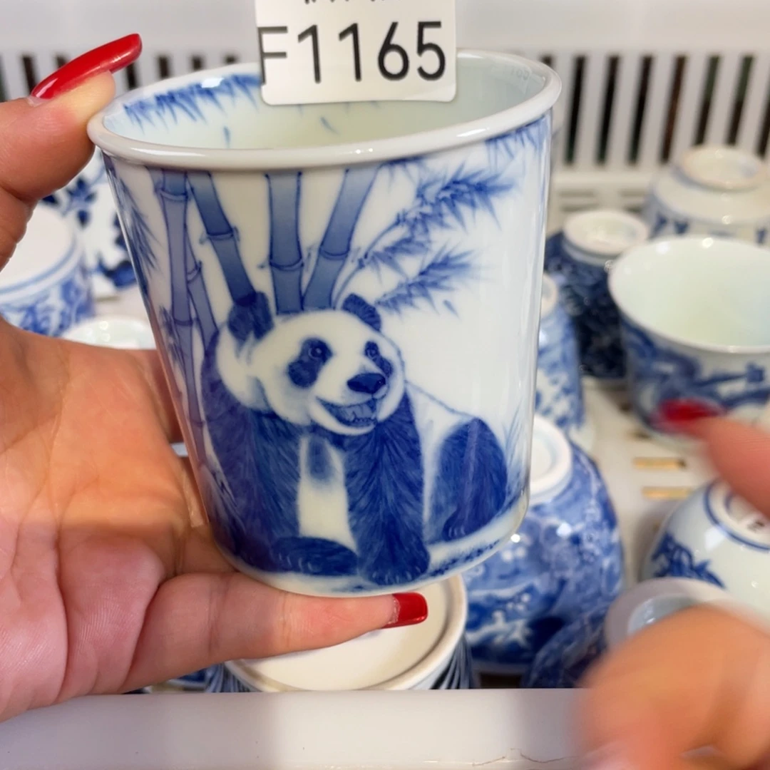 瓷片微瑕 F1165 手工手绘陶瓷