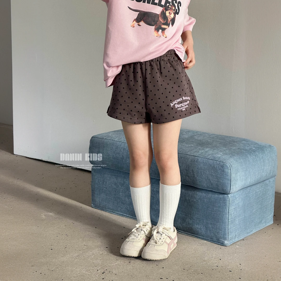 【嗒囜】街头甜妹值UP✿厚实耐穿 柔软亲肤女童裤子夏装波点宽松短裤