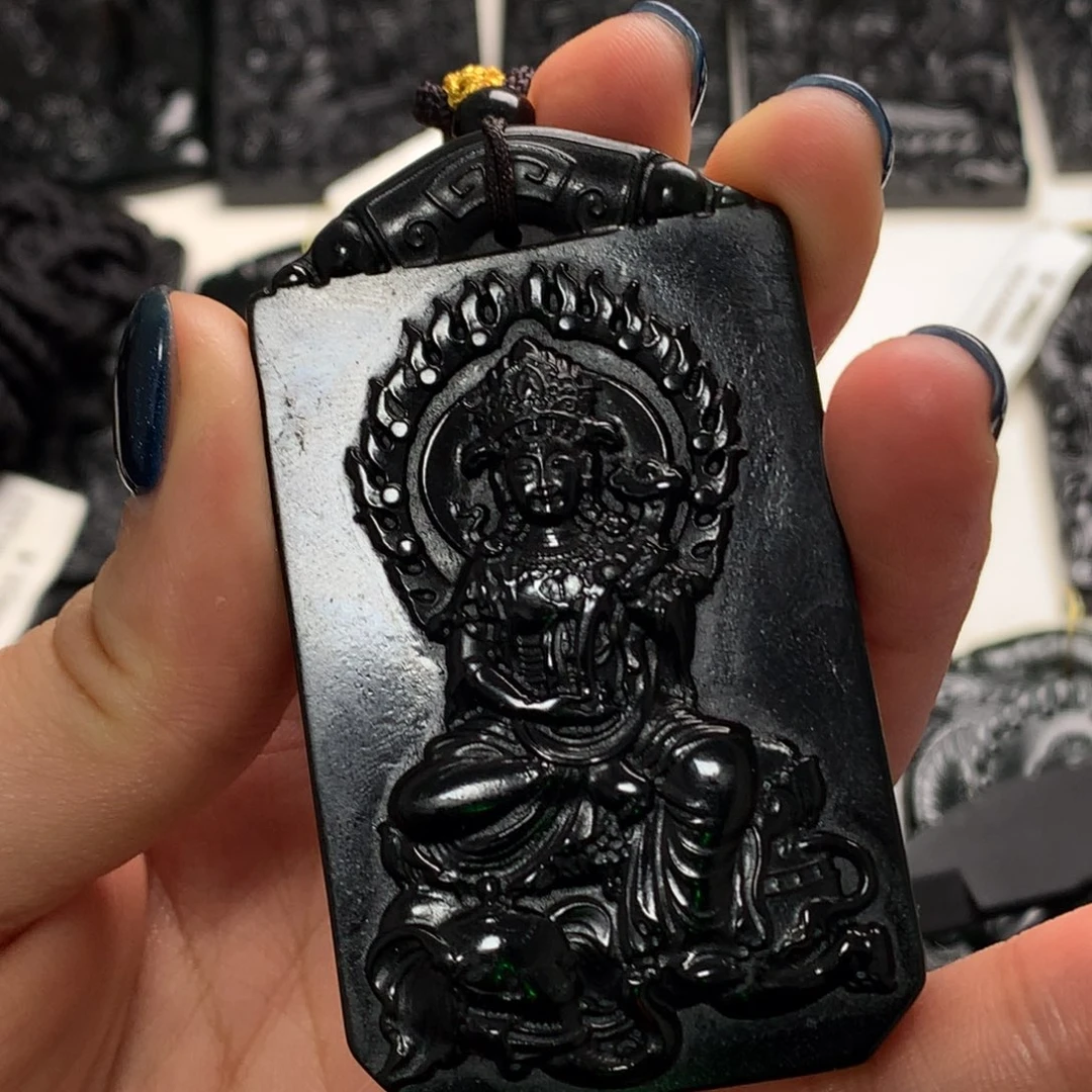 天然a货钢琴黑挂件