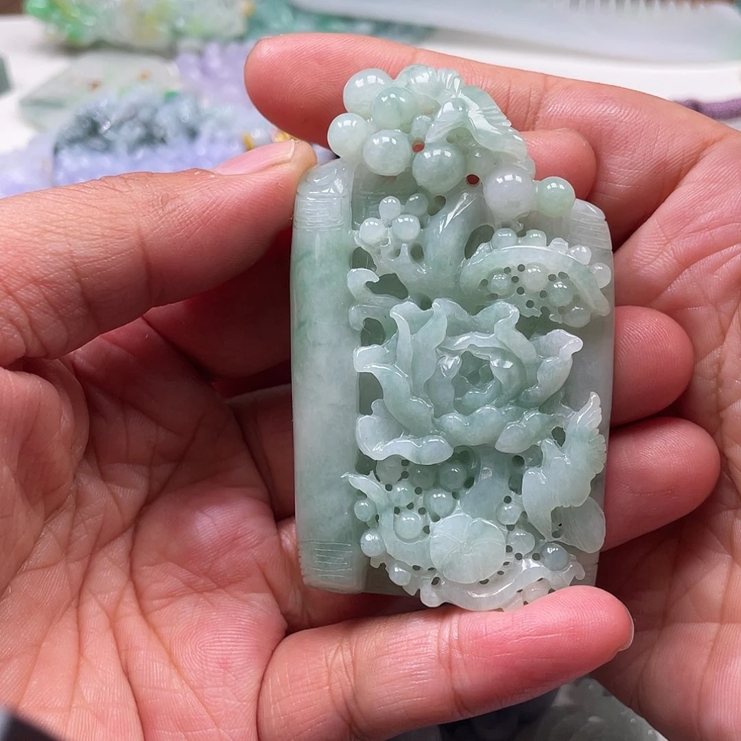 颈饰未镶嵌翡翠翡玉缘翡翠