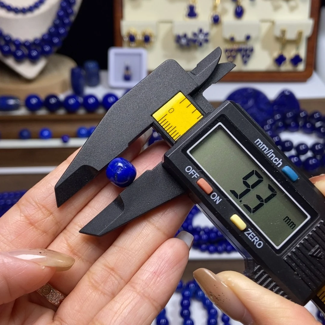 青金石未镶嵌老矿 老型珠放漏（有瑕疵 介意勿拍）