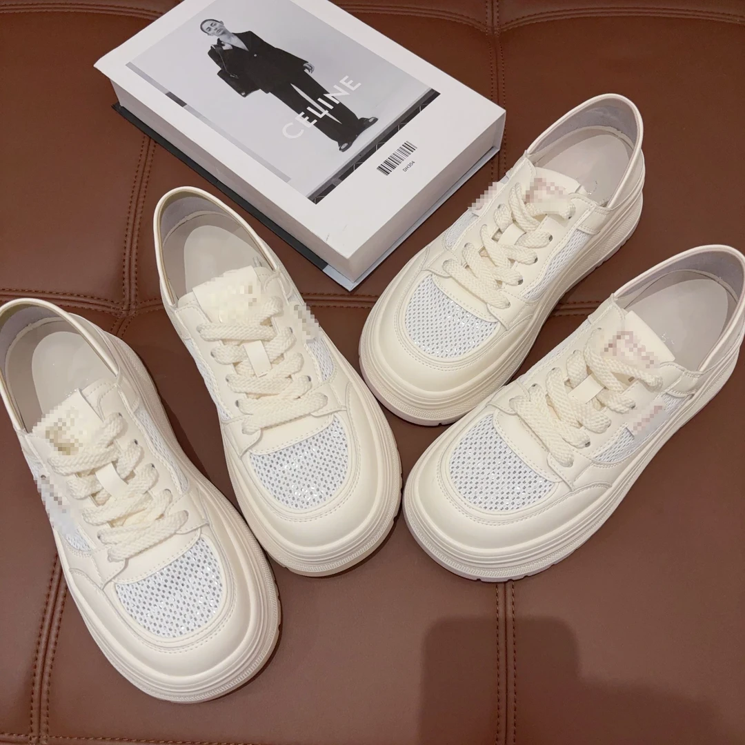 DHR COLLECTTIONS豆豆 春季时尚百搭休闲运动小白鞋女-D630-1