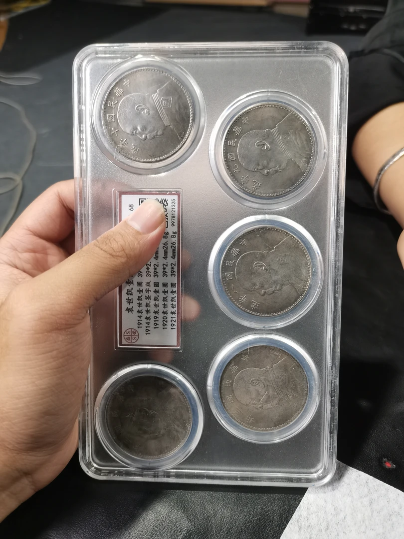 蓝色大盘子手工精美摆件10