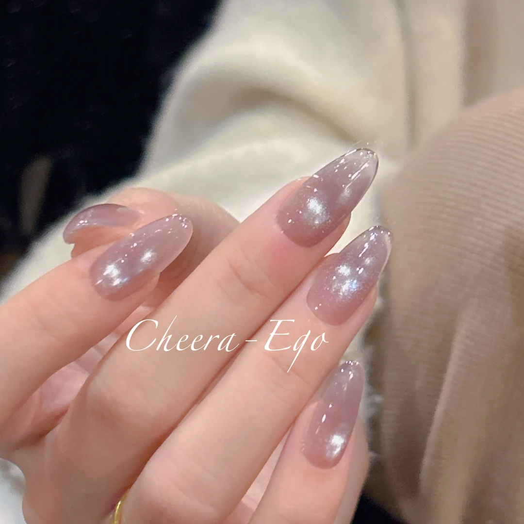 【紫定行】Cheer-ego爱心猫眼纯手工高品质穿戴甲C016（预售）