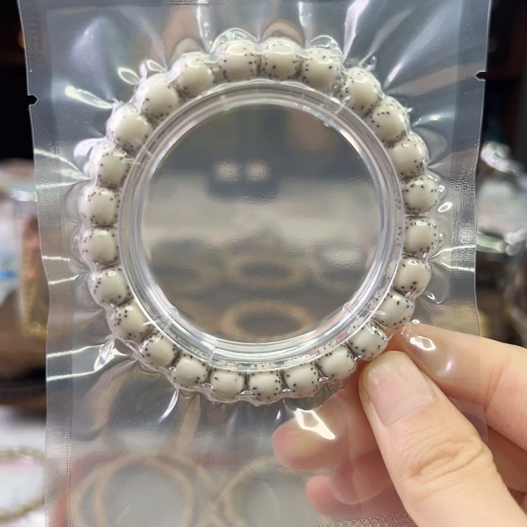 星月菩提吊坠Ll.9x8原白 双留白 星点规整