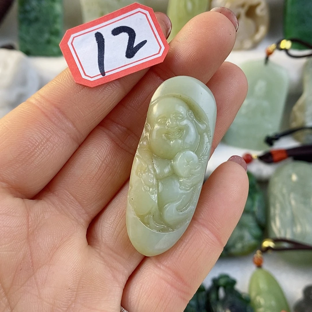 和田玉（糖玉）颈饰未镶嵌