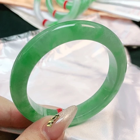 未镶嵌手镯翡翠安*2614