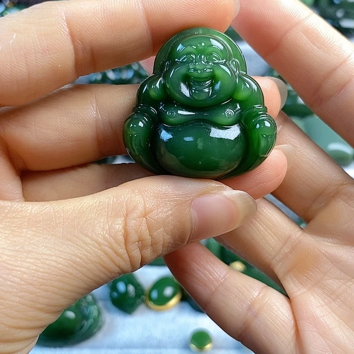 吊坠(不含链)未镶嵌和田玉（碧玉）34