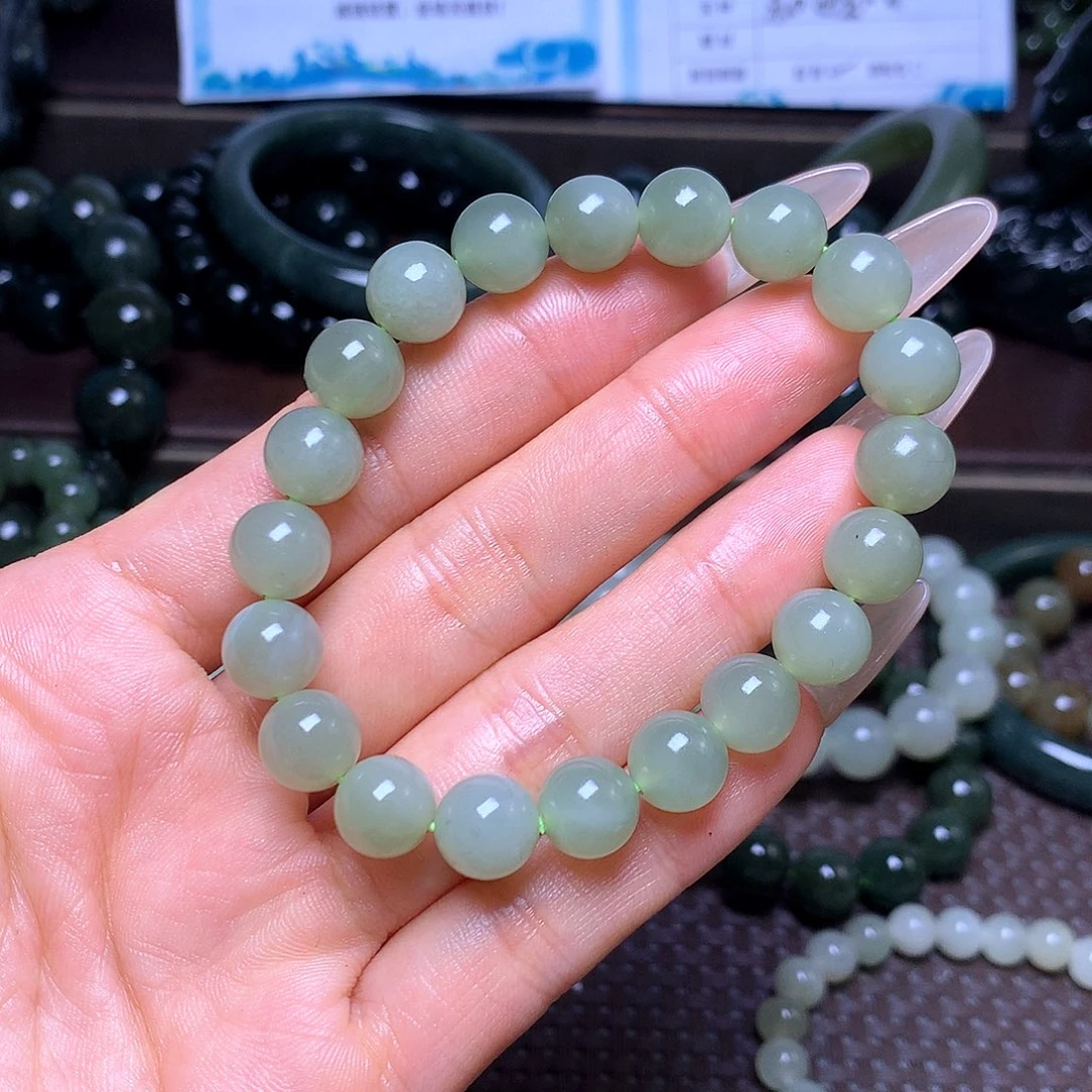 未镶嵌手串和田玉卡10