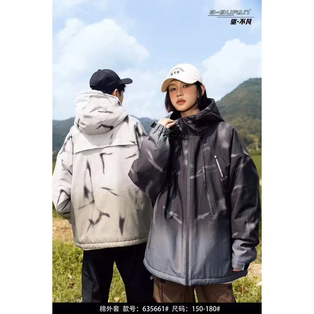 635661驱不凡新款潮牌棉外套