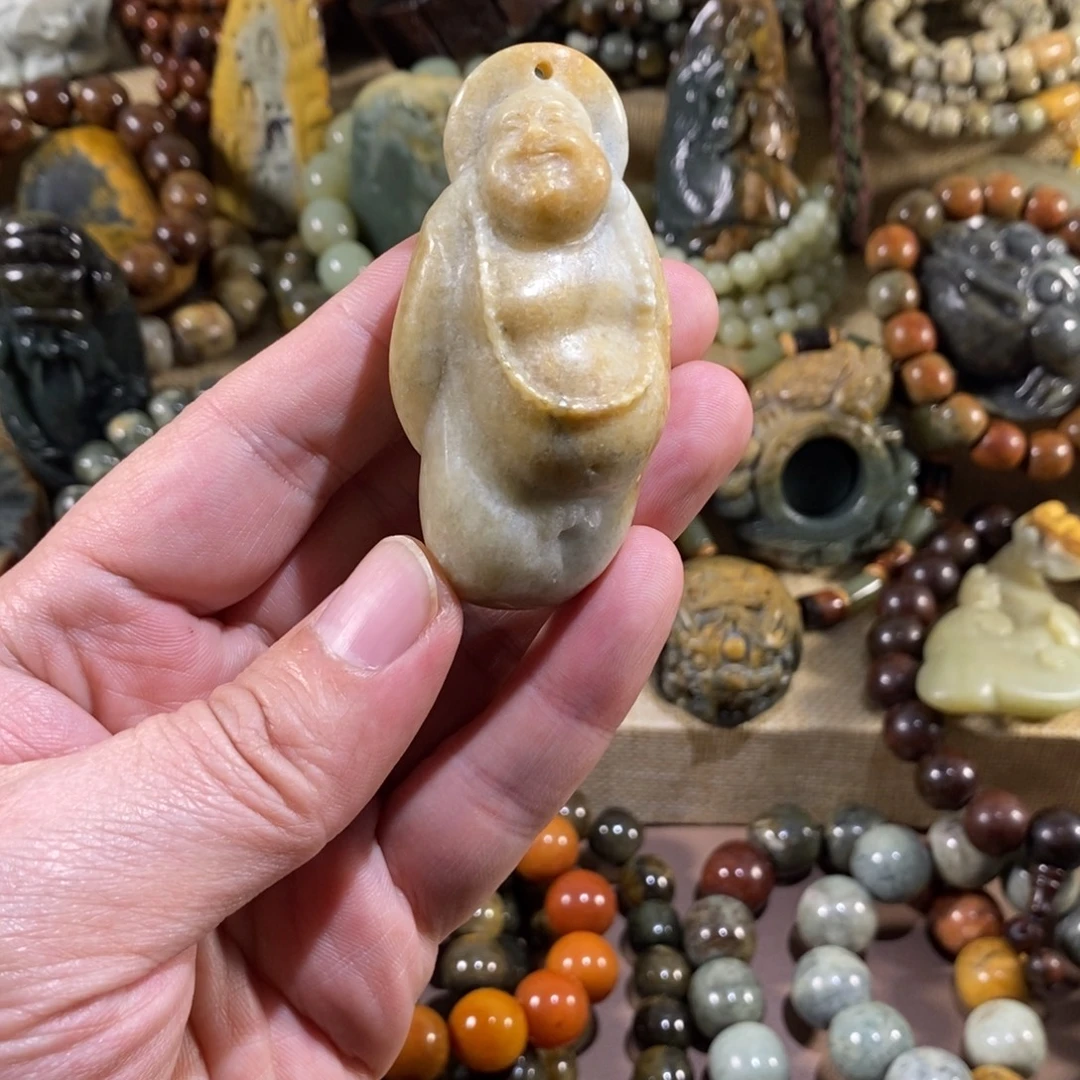 岫岩河磨玉（透闪石质玉）未镶嵌挂件