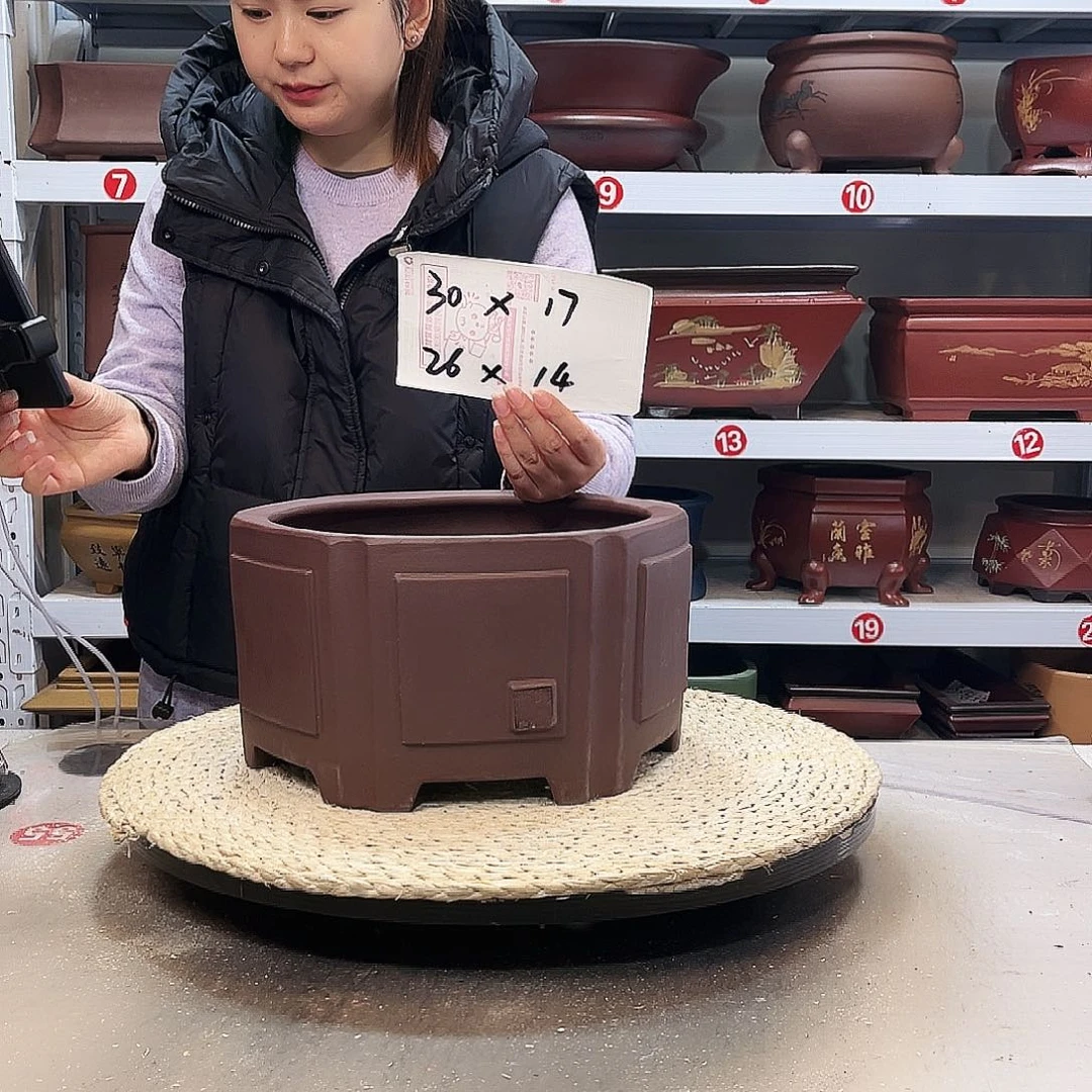 紫砂花盆紫砂花盆