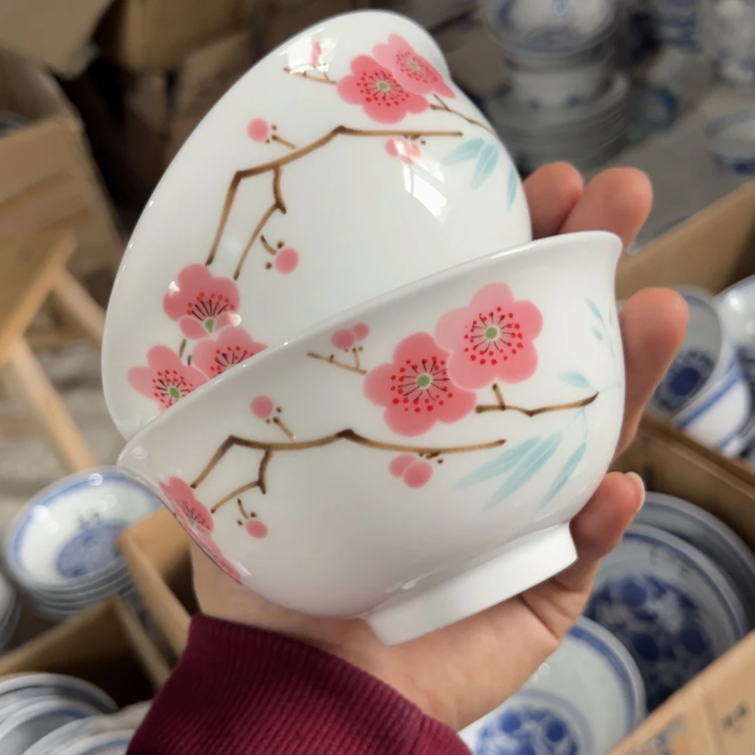碗景德镇高温细白瓷
