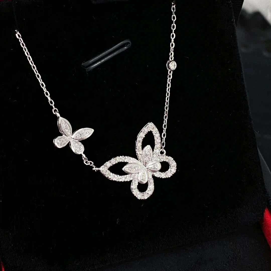 【六言臻选】 重金 双蝴蝶套链ZSXL0395