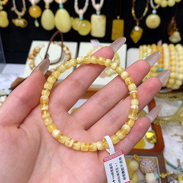 手链蜜蜡未镶嵌蜜蜡手串