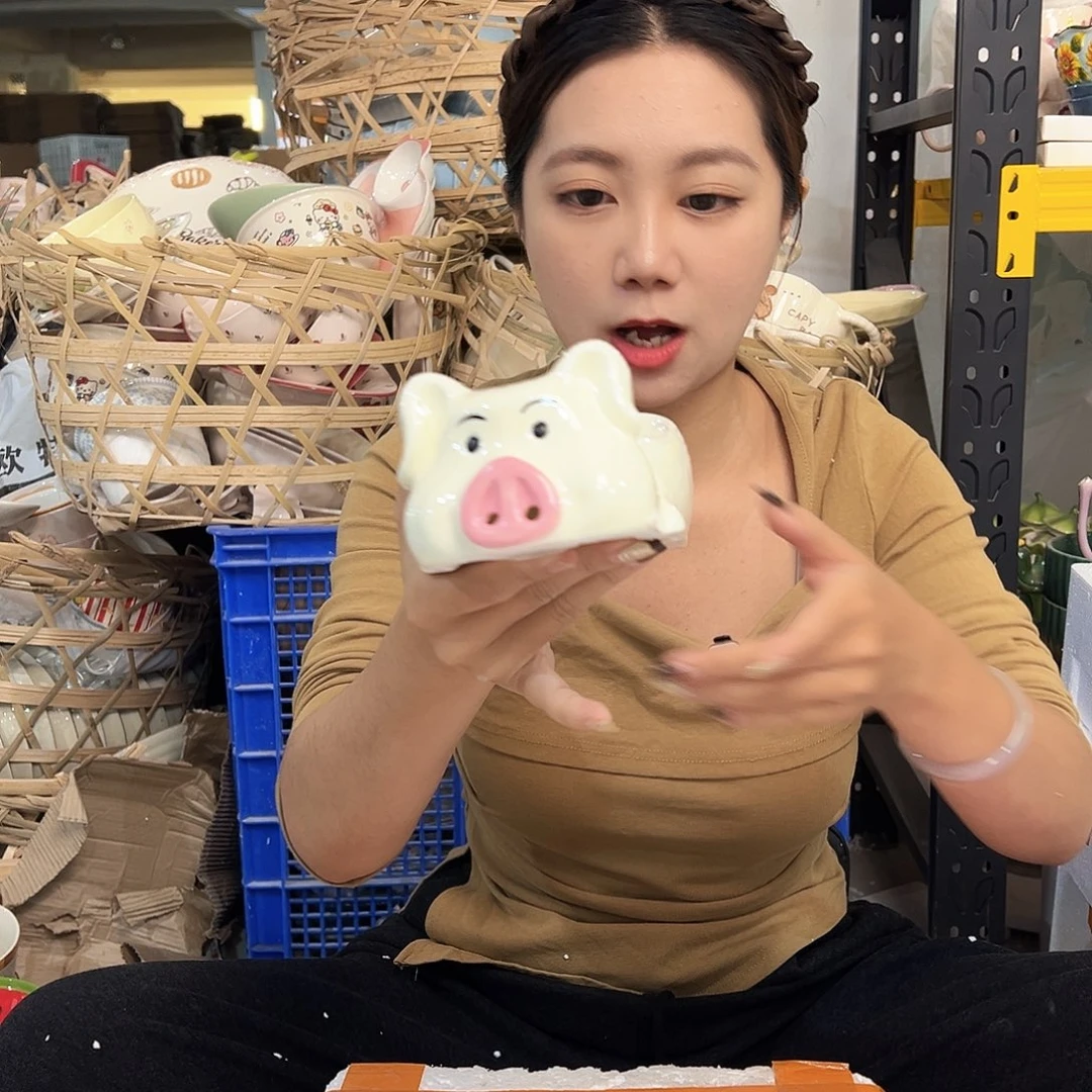 摆件潮州陶瓷陶瓷工厂肥皂盒