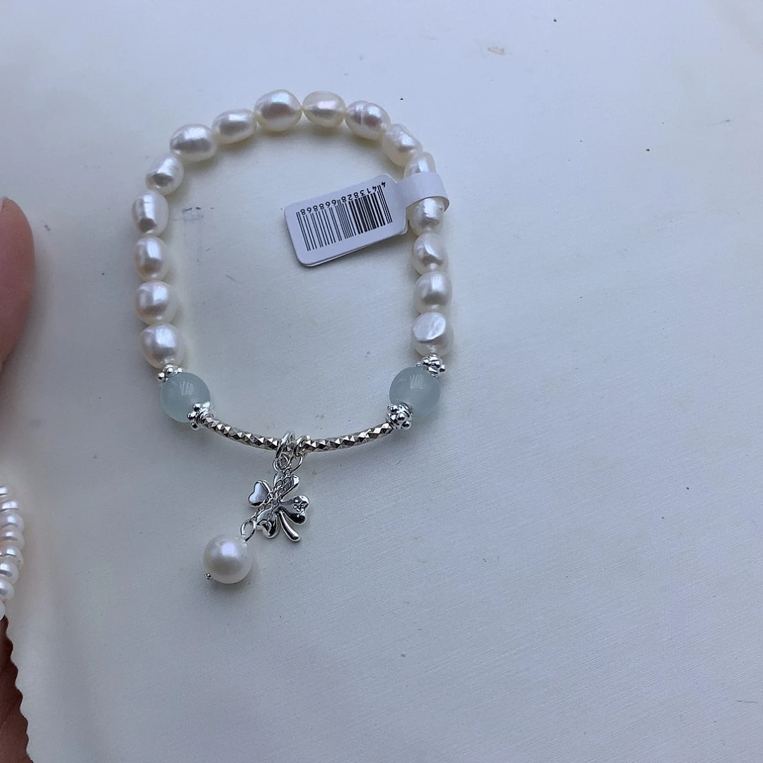合金淡水珍珠手绳