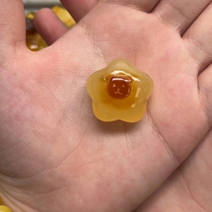 裸石琥珀未镶嵌天然蜜蜡配件