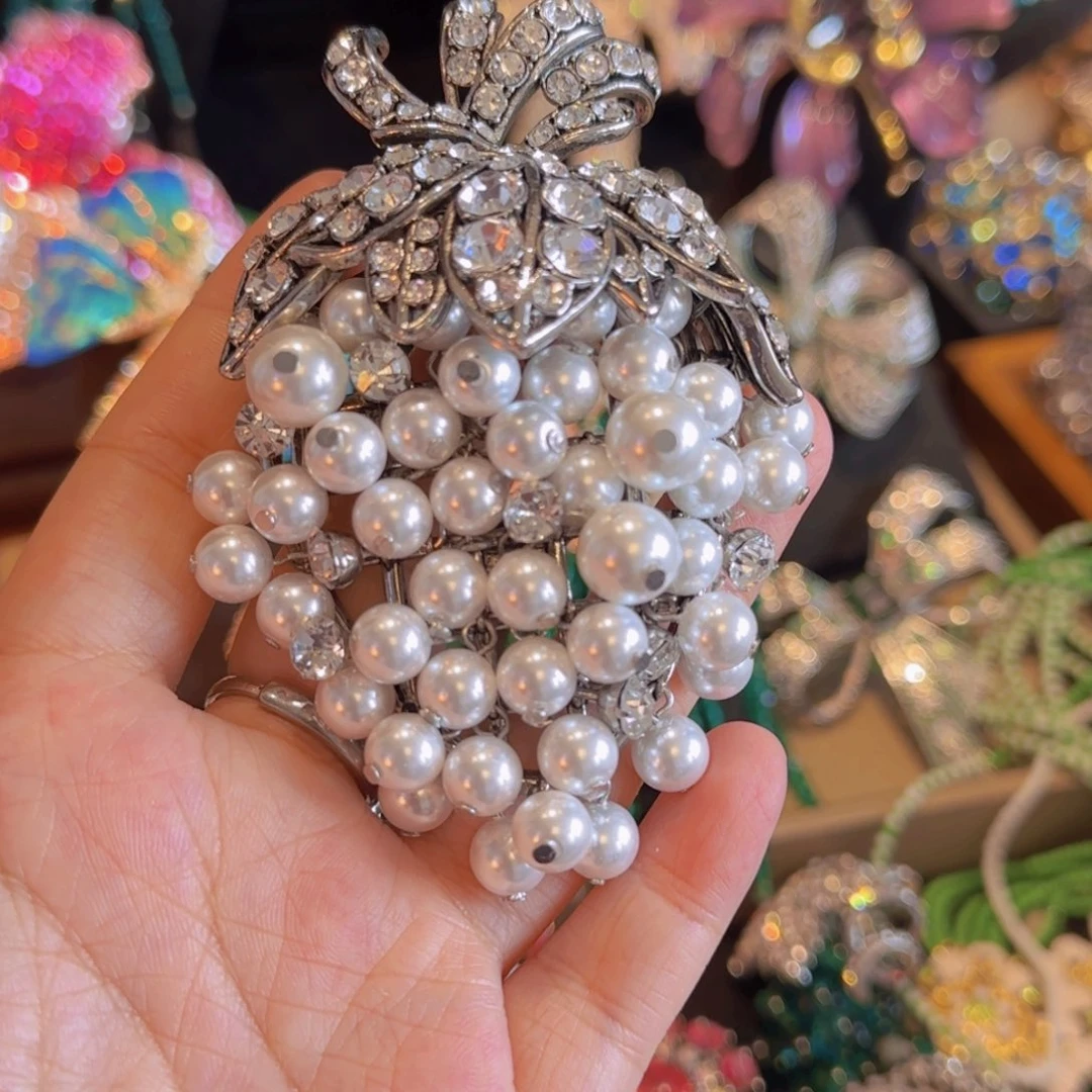 铁合金大理石畅*胸针
