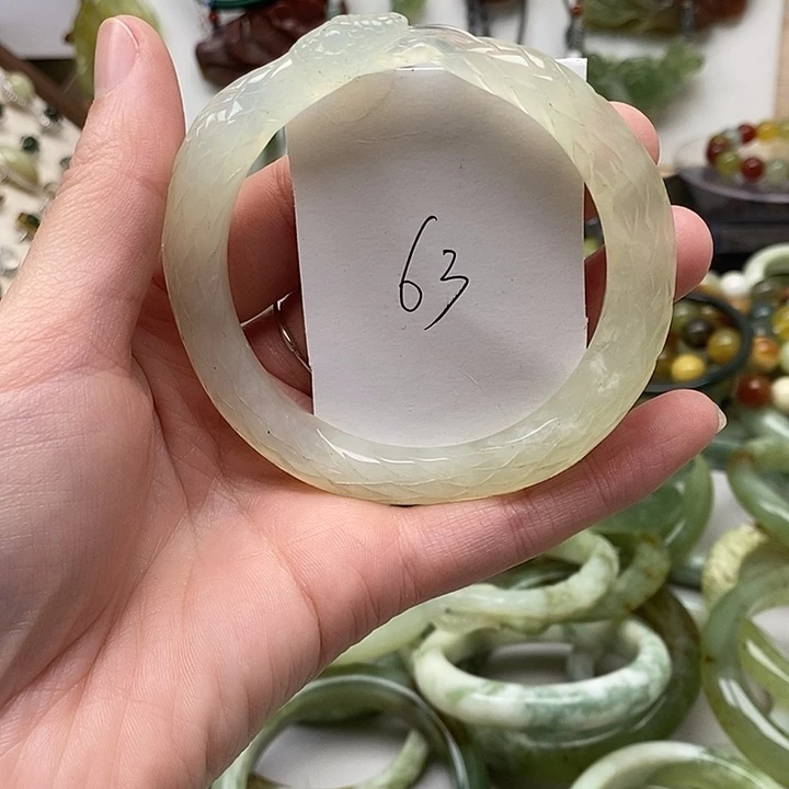 蛇纹石玉手镯未镶嵌岫玉16