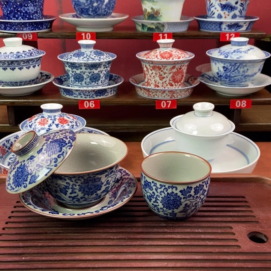 潘****景德镇瓷器工艺品两件套