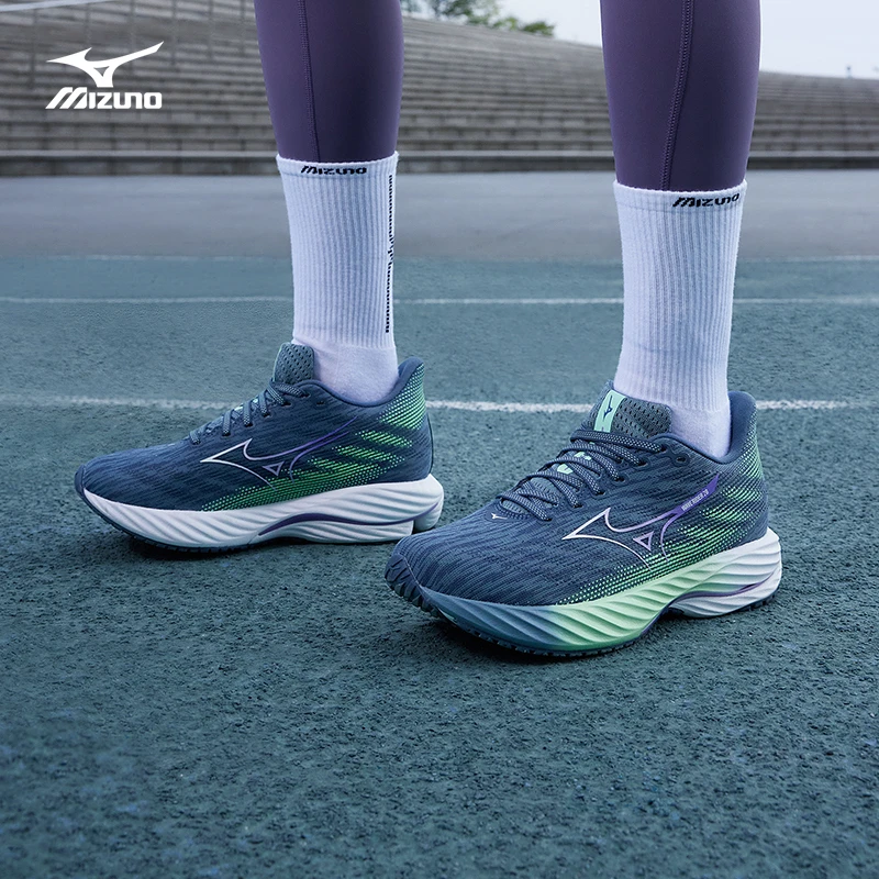 Mizuno/美津浓RIDER 28美津浓马拉松运动鞋缓震新款软弹支撑跑鞋