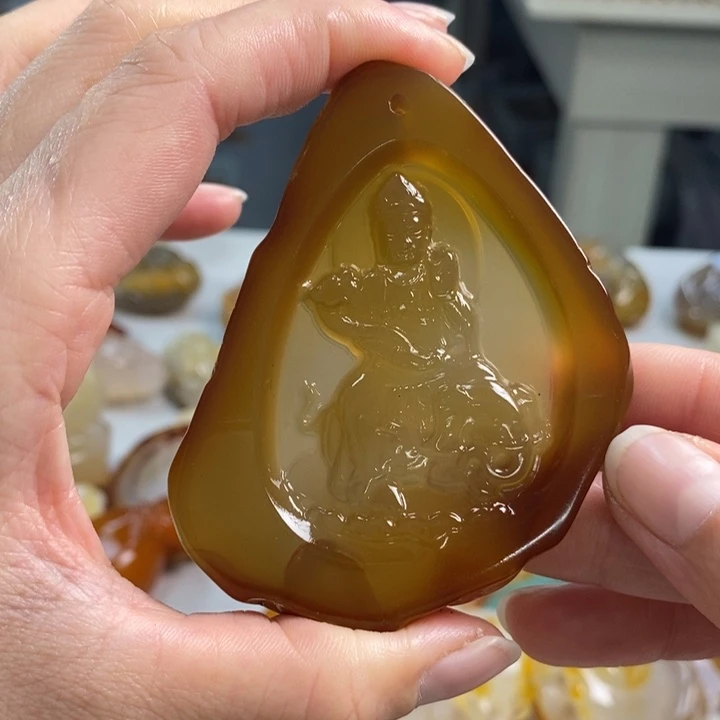 玛瑙/玉髓吊坠(不含链)未镶嵌