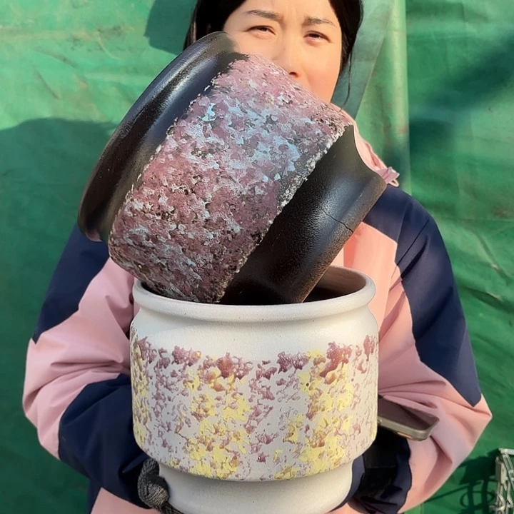 瑕疵高19口21花盆