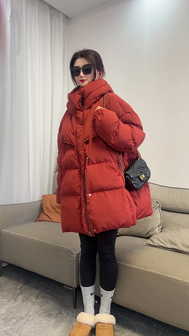 【120-280斤】 大码羽绒服女中长款 加大加肥 胖妹妹洋气穿搭