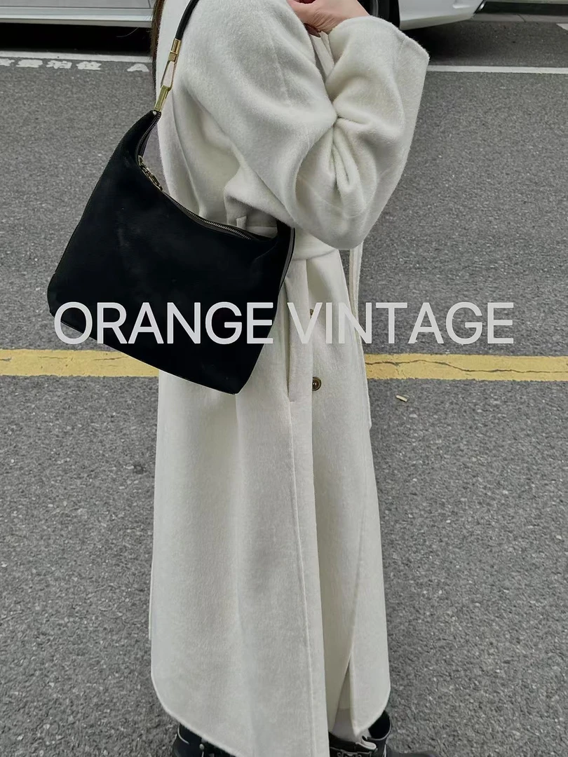 90新 GUCCI/古驰 Gucci 麂皮云朵包单肩挎包