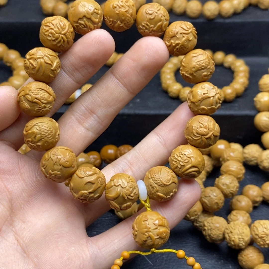 手串猴头核桃年年有鱼