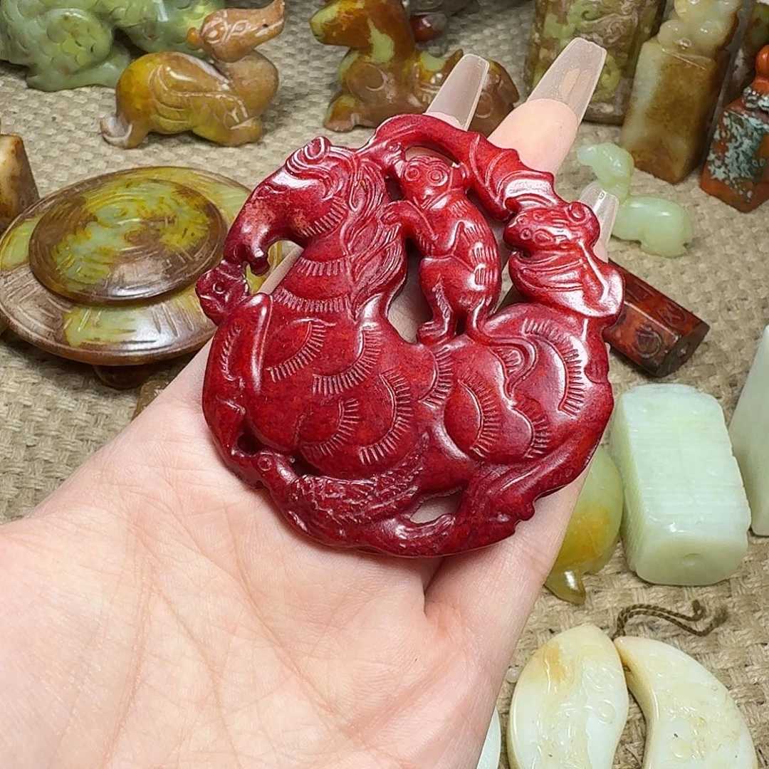 白玉菩提吊坠挂件
