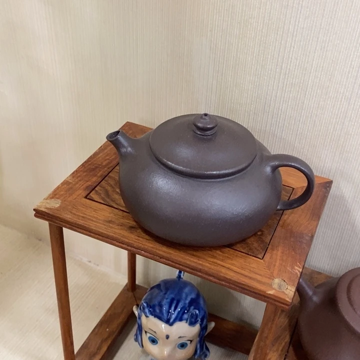 茶壶紫砂寒江天青泥紫砂壶精品