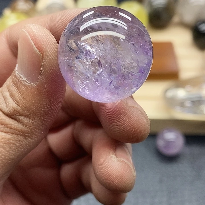 珠宝半成品水晶未镶嵌48水晶石