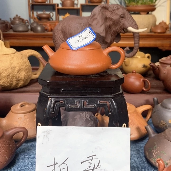 紫砂茶宠张***哥黄龙山红泥石瓢