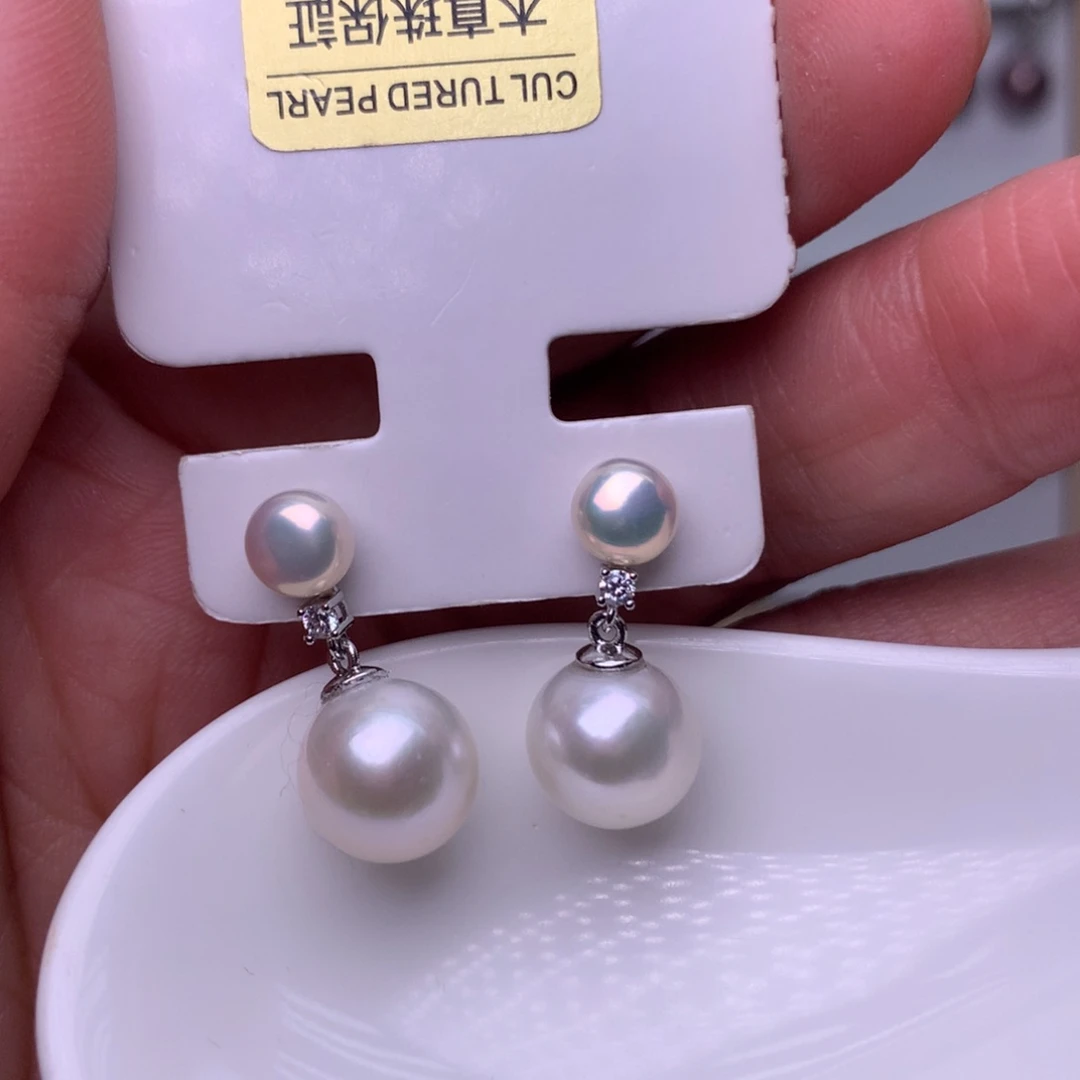 未镶嵌耳饰淡水珍珠