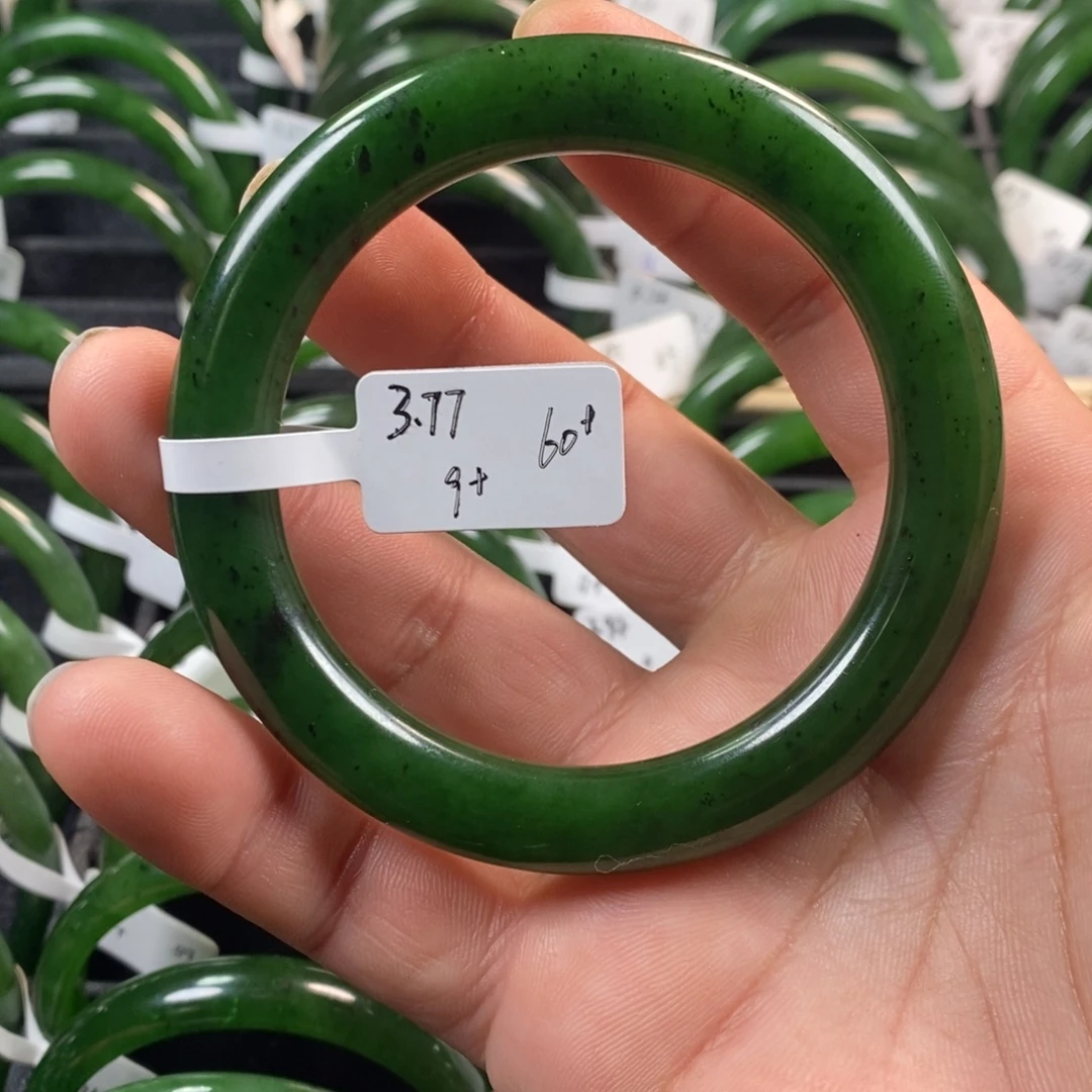 和田玉（碧玉）未镶嵌手镯60