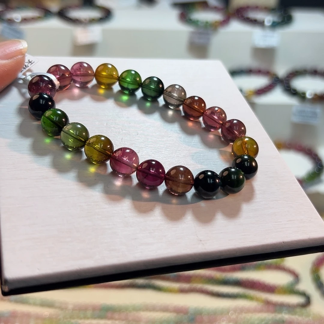 未镶嵌手链碧玺碧玺