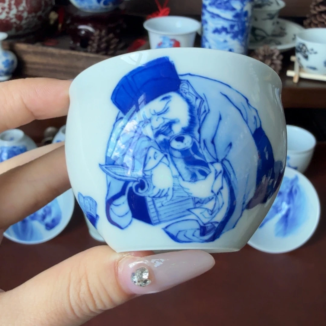 杯景德镇全手绘陶瓷