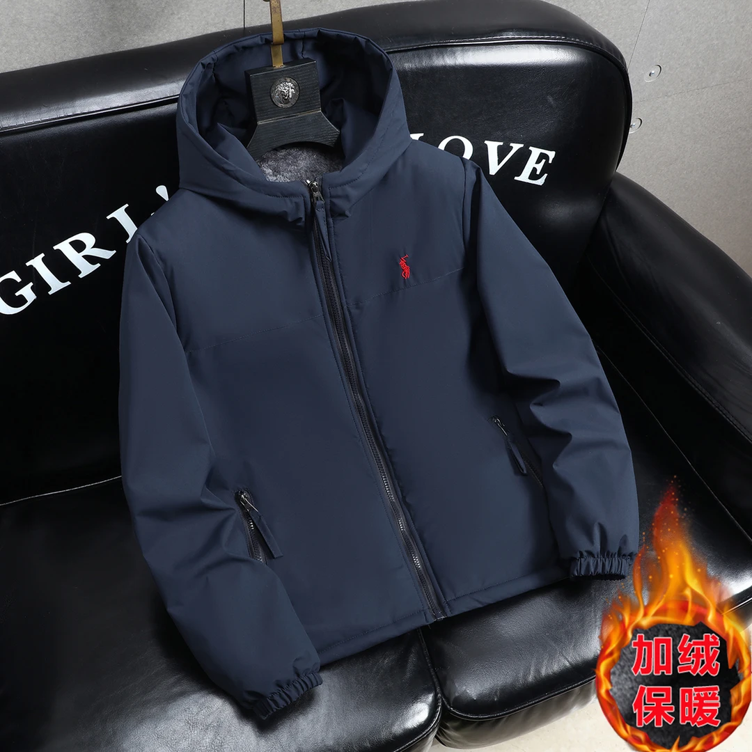 秋冬新款棉衣男加绒外套百搭潮流休闲加厚冲锋衣棉服休闲保暖棉袄