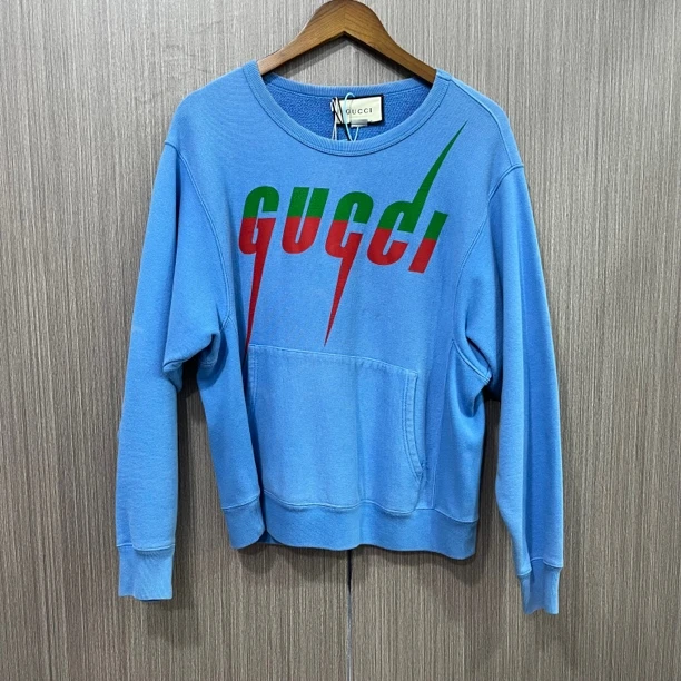 99新 GUCCI/古驰 gucci闪电卫衣S码
