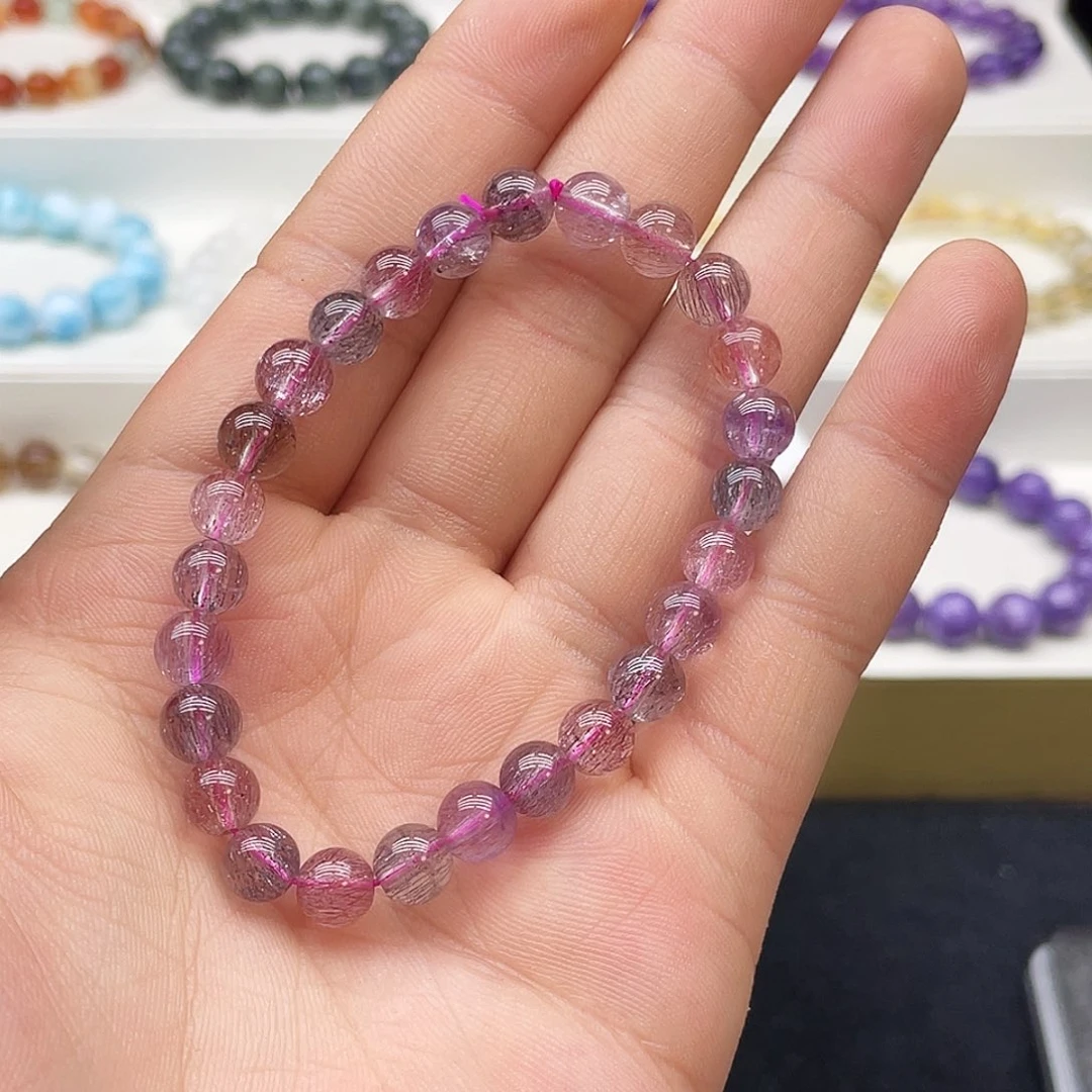 水晶手链未镶嵌超七7.3