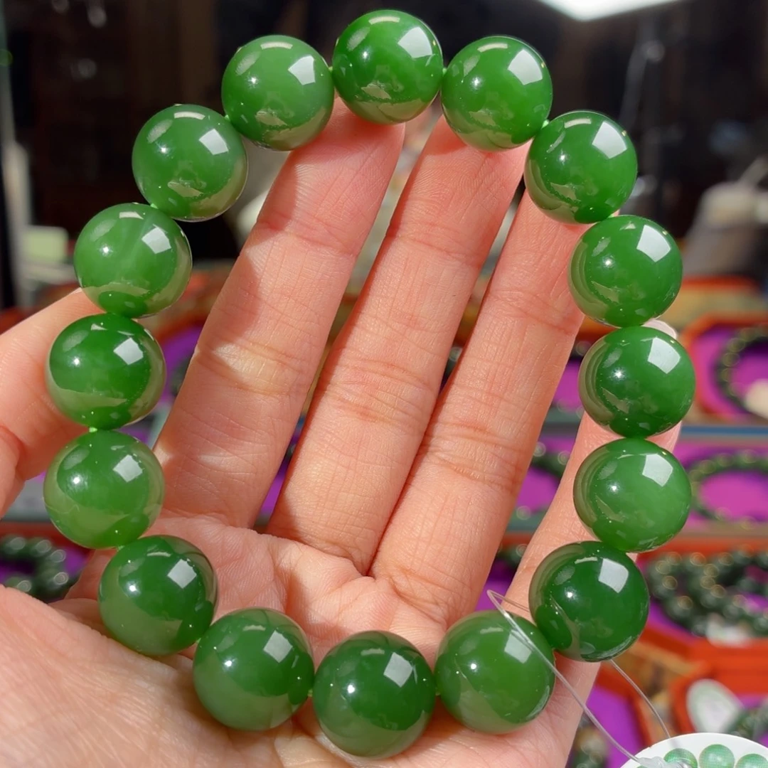 和田玉（碧玉）未镶嵌手串