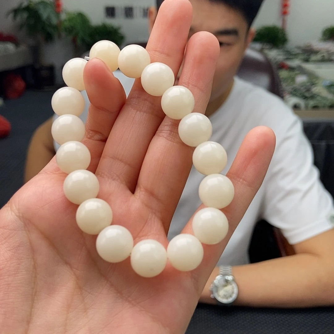 白玉菩提手串颜色多样性发拍一发一