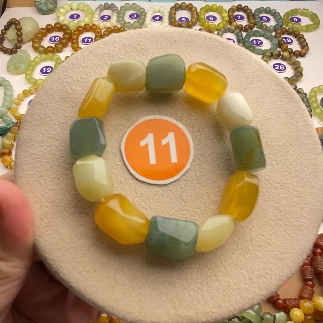 蛇纹石玉未镶嵌手串